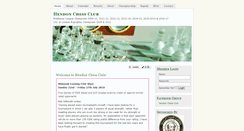 Desktop Screenshot of hendonchessclub.com